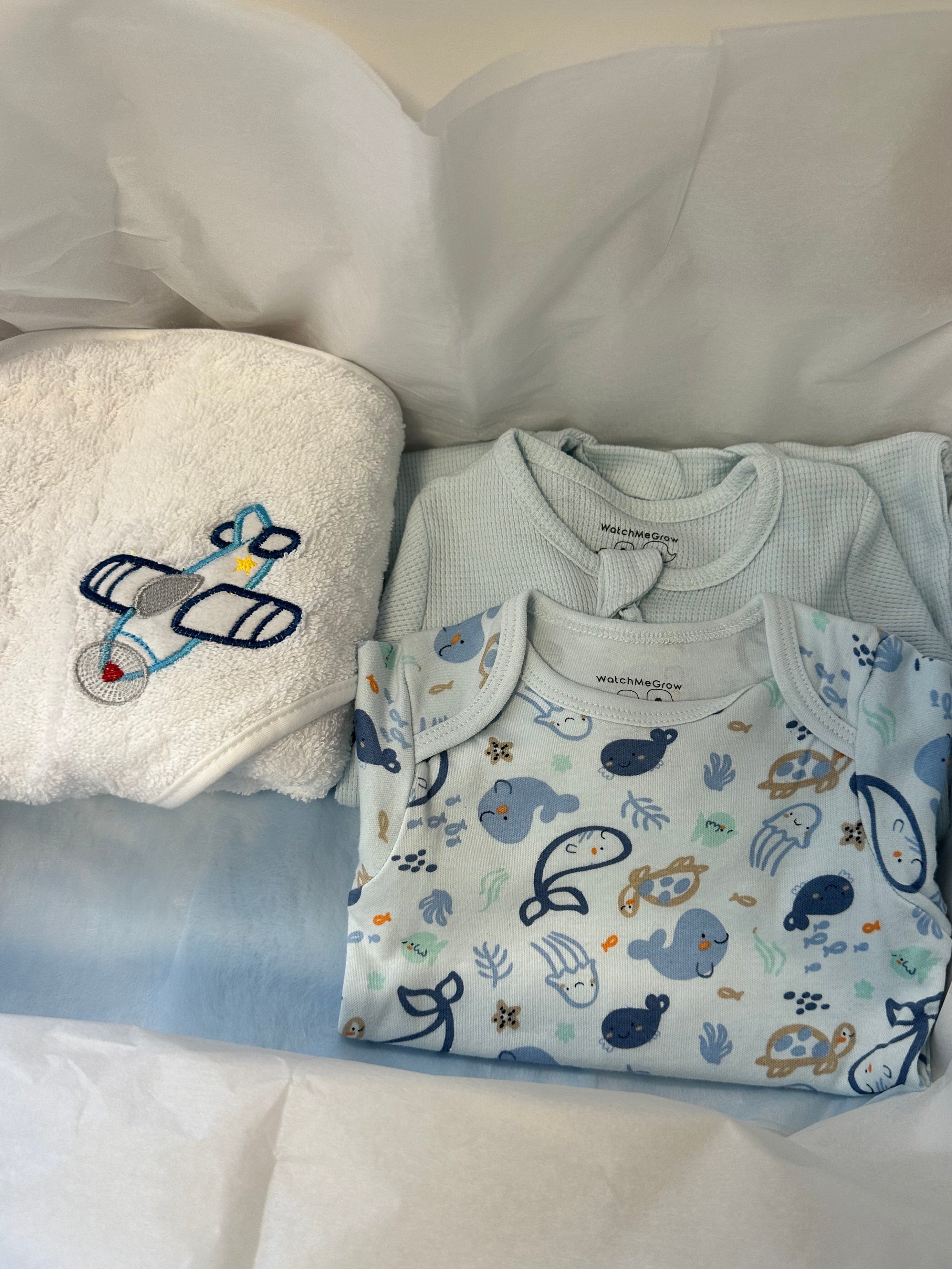 Luxury Personalised Baby Boy gift Hamper