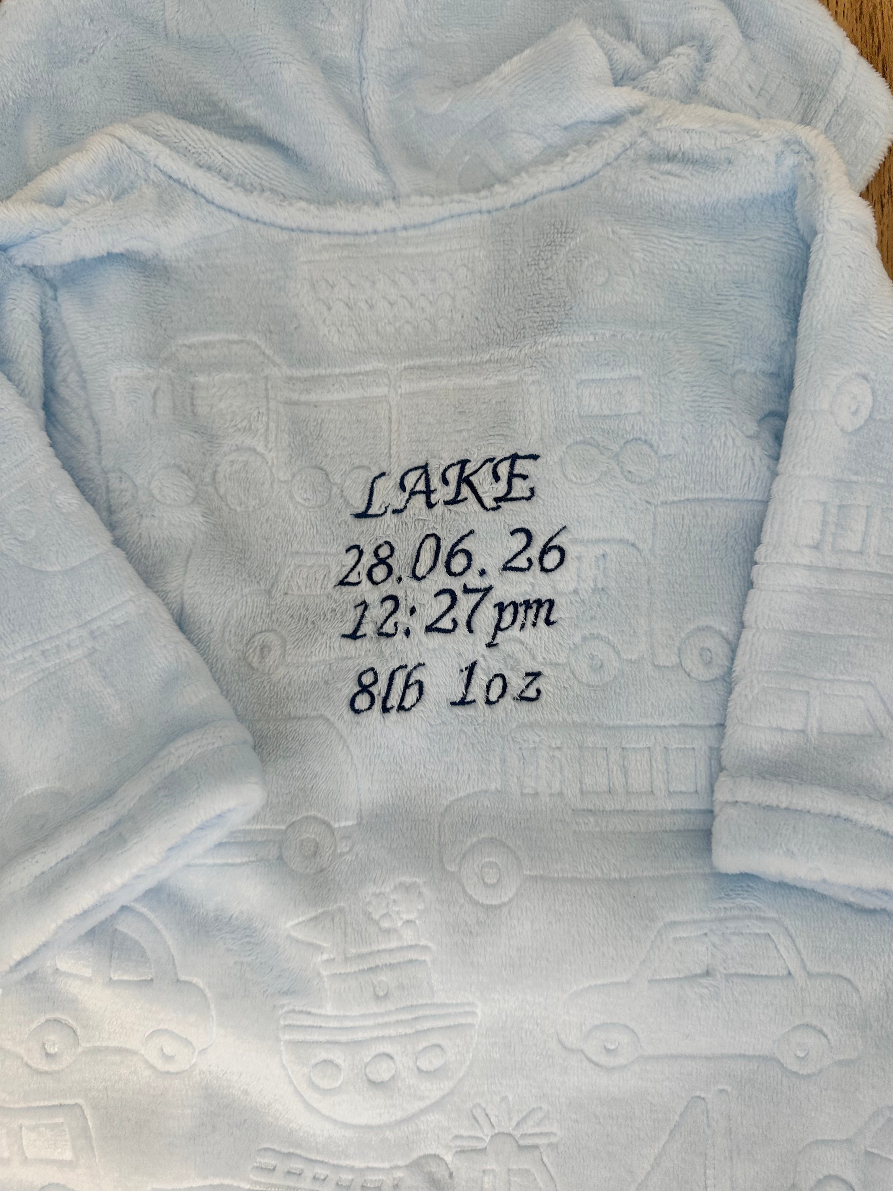 Luxury Personalised Baby Robes