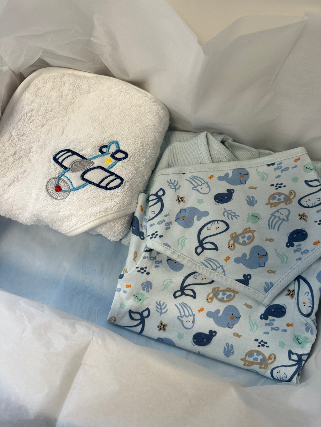 Luxury Personalised Baby Boy gift Hamper