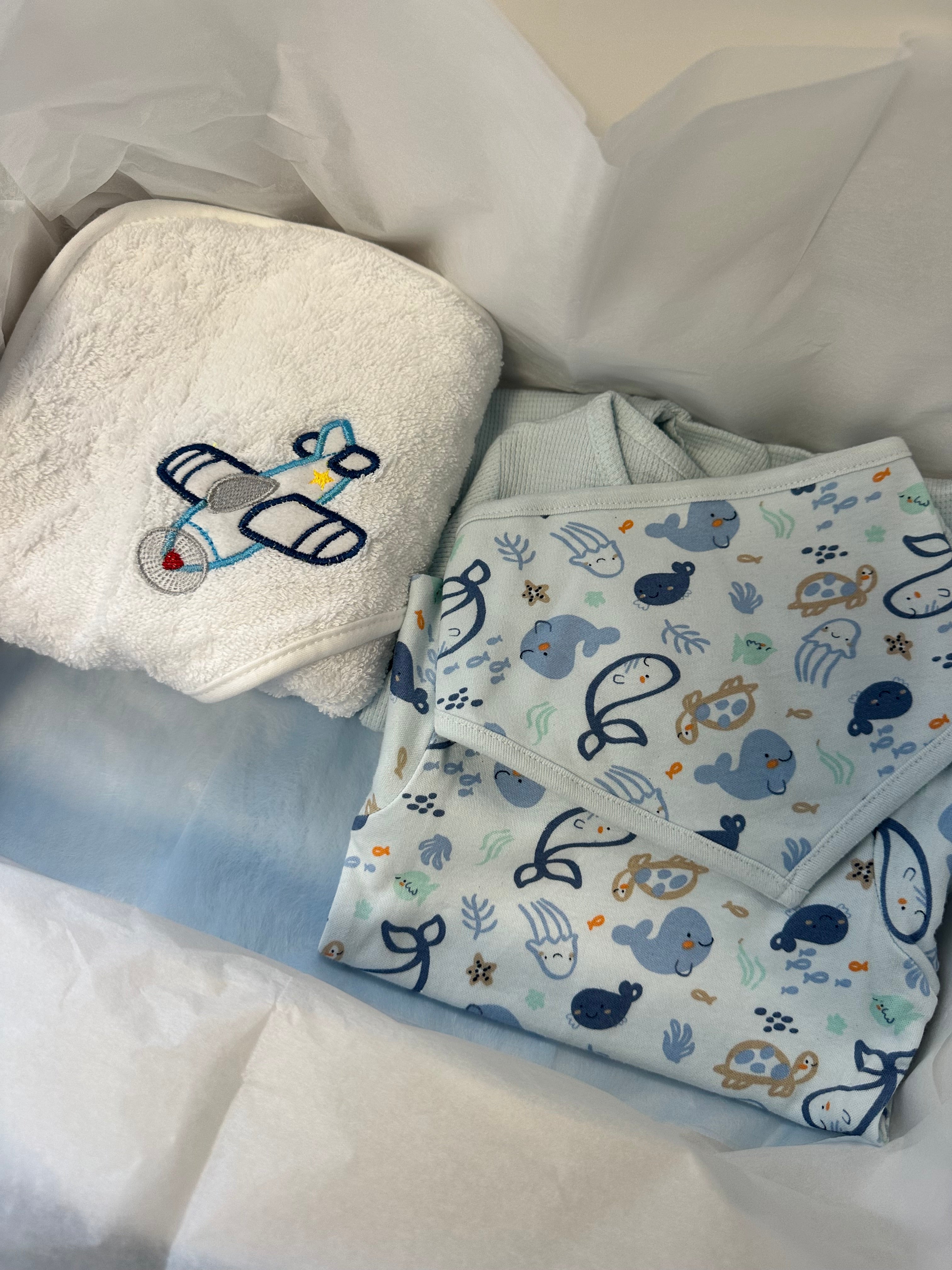 Luxury Personalised Baby Boy gift Hamper