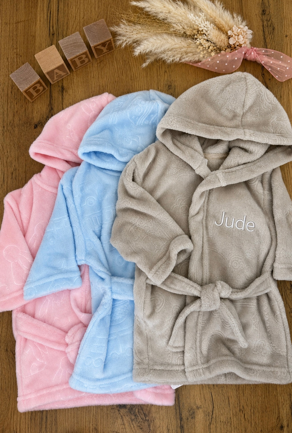 Luxury Personalised Baby Robes